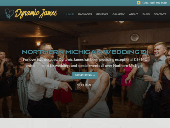 Dynamic James DJ Launches Website